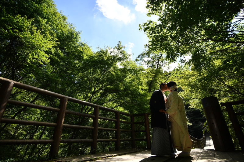 Kiss in the 吊り橋...