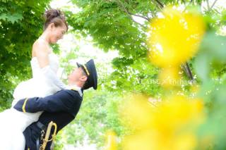 《猛暑前の新緑ウェディング》