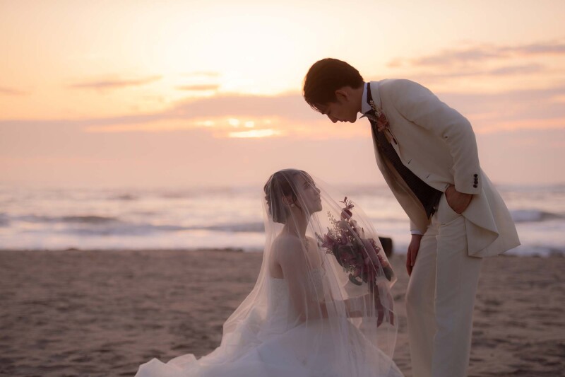 ベール越しの誓い