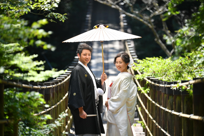太陽のおかげで傘が...