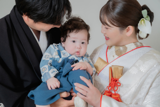 お子様と和装♡幸せ家族スタジオ撮影