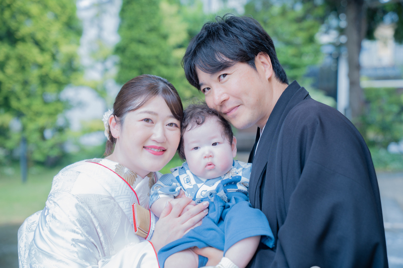 幸せいっぱい家族写真