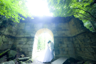 ロケーションフォトウェディング in七つ洞公園