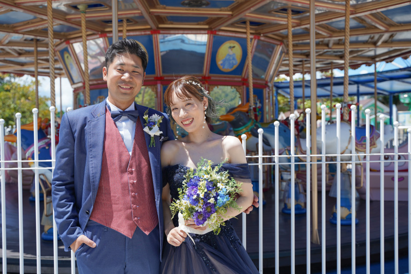 遊園地での撮影!