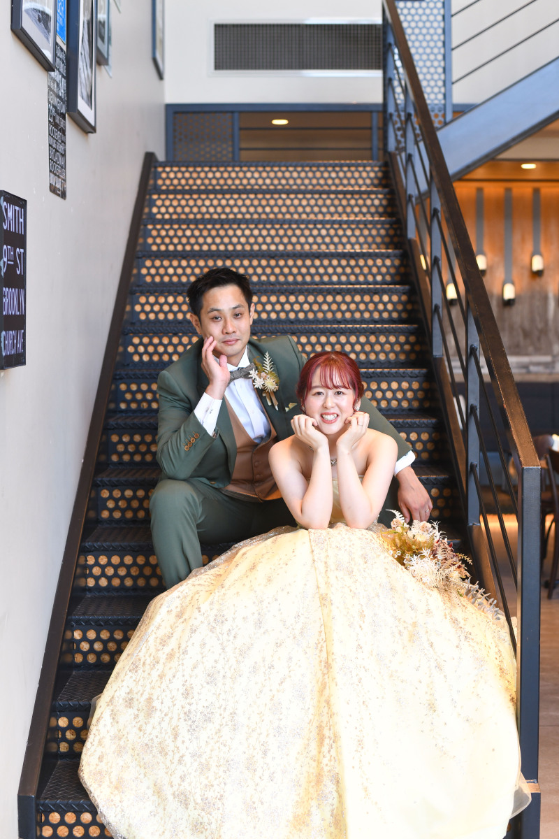 おしゃれな階段で♡