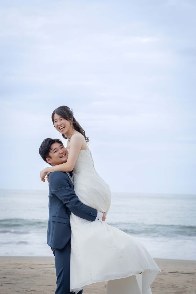 ダイナミックな抱っこショット