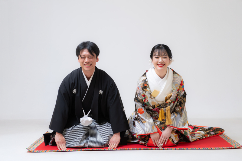 感謝を込めた正座ショット