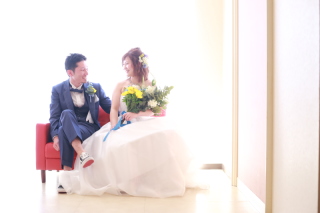 コダワリは足元から！洋装フォトウェディング