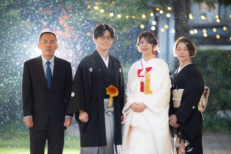 ご家族皆様に囲まれて