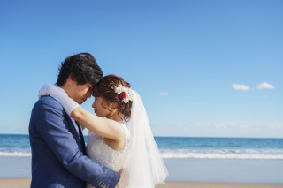 海でロケーションフォト♪