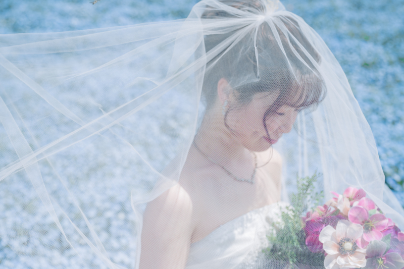 ベールに包まれて♡