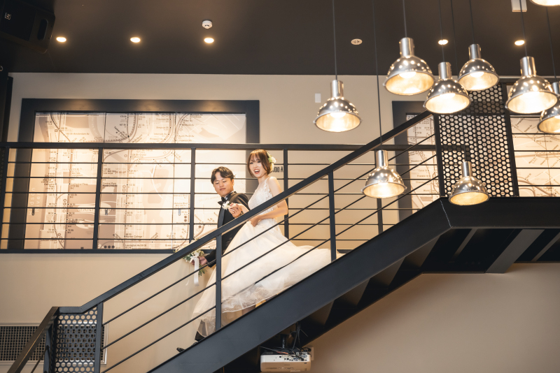 華やかなパーティー入場