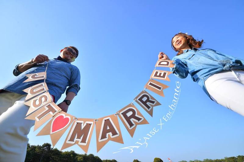 《JUST MARRIED》結婚しました!!!