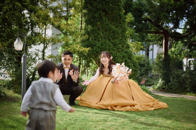 アンシャンテ ひたちなか本店_ガーデンで撮影できる