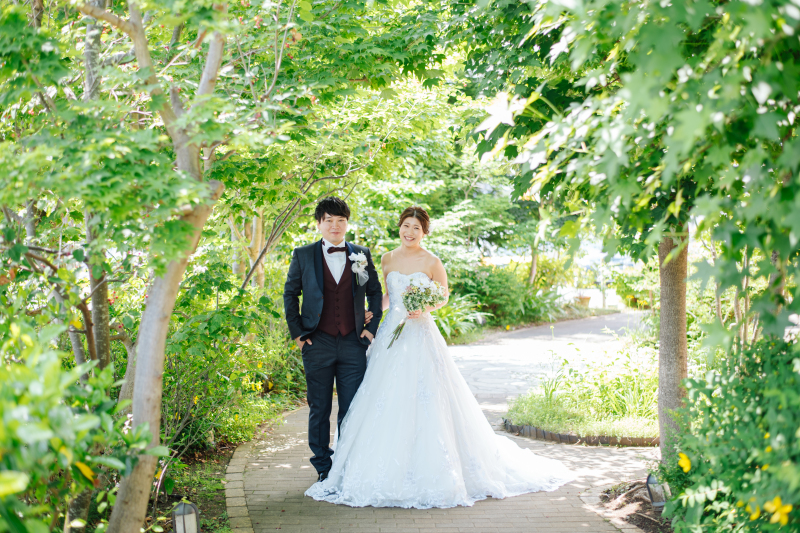 アンシャンテ ひたちなか本店_ガーデンで撮影できる