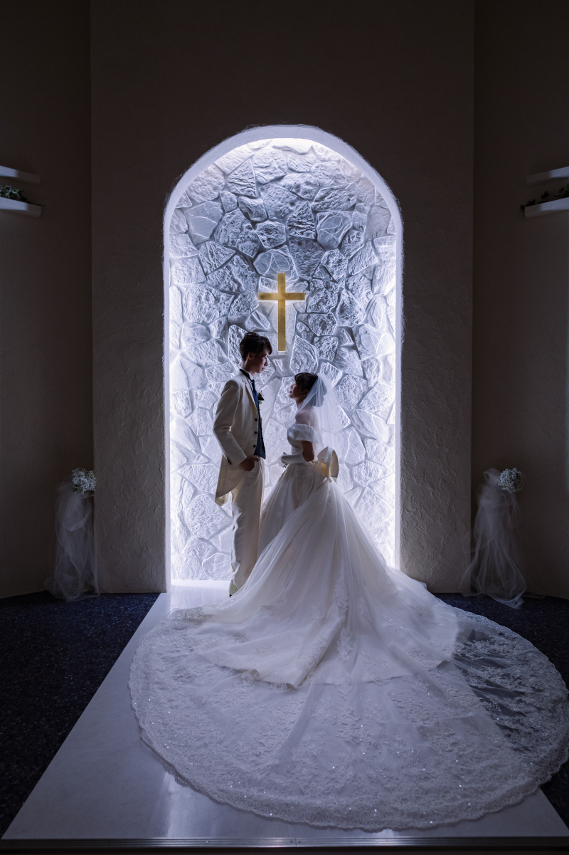 変幻自在のチャペル クールな撮影も可能