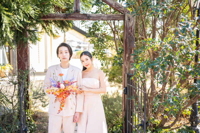 アンシャンテ ひたちなか本店_ガーデンで撮影できる