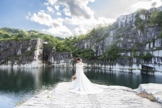 アンシャンテ ひたちなか本店_ロケーションフォトウェディング in 石切山脈