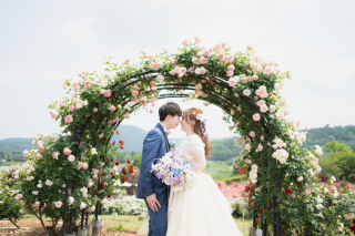 アンシャンテ ひたちなか本店_いばらきフラワーパークで叶うウェディングフォト