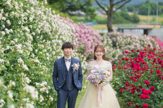 アンシャンテ ひたちなか本店_いばらきフラワーパークで叶うウェディングフォト