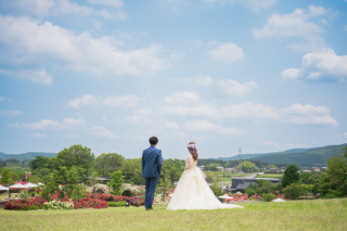 アンシャンテ ひたちなか本店_いばらきフラワーパークで叶うウェディングフォト