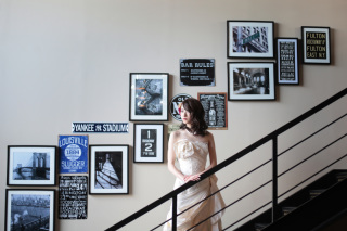 併設のレストランでの撮影