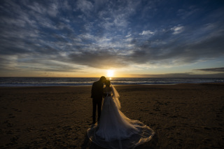 早朝ロケーション撮影