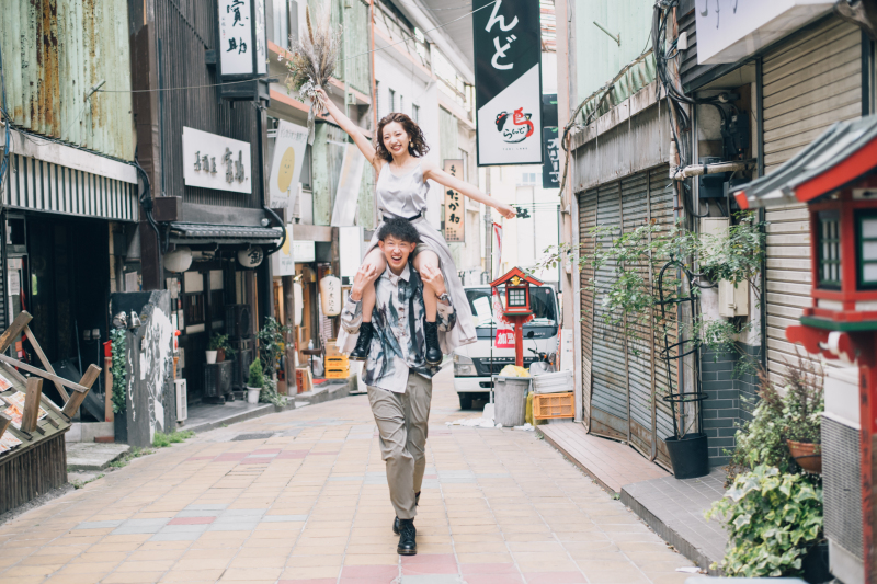 街中フォトウェディング