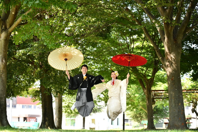 アンシャンテ ひたちなか本店_ガーデンで撮影できる