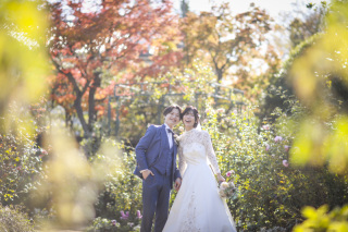 お二人らしいナチュラルな瞬間。