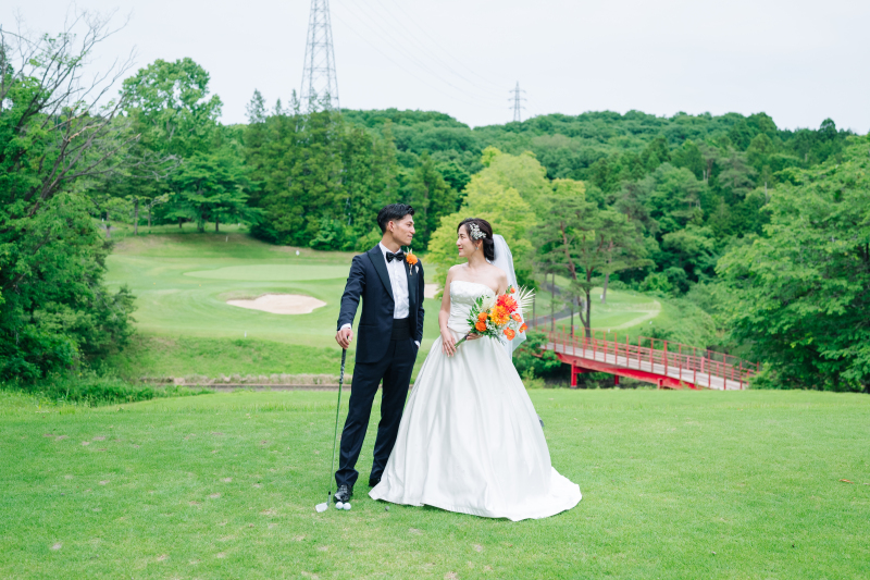 【趣味の世界を満喫!】☆ゴルフ場フォトウエディングプラン!