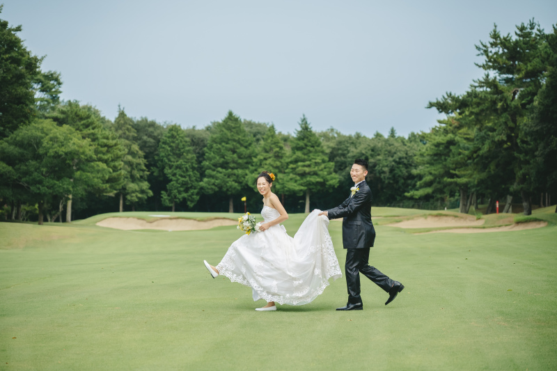 【趣味の世界を満喫!】☆ゴルフ場フォトウエディングプラン!