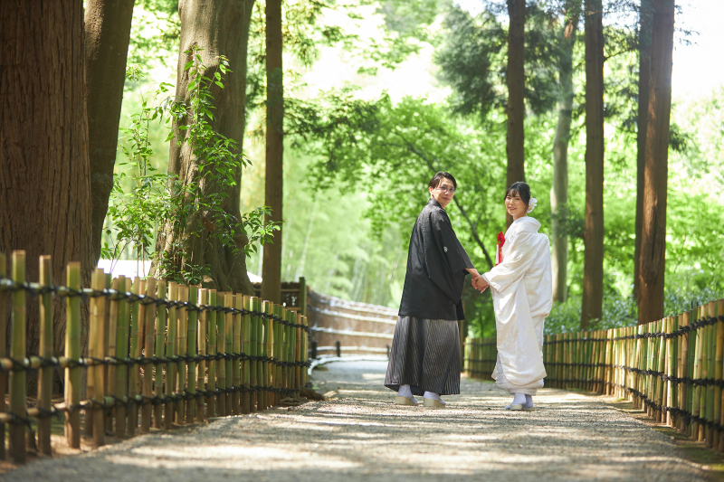 \早割特典付!/日本三名園の美しい景色。【偕楽園&チャペル・スタジオ撮影】レタッチ10カット1.5万円分プレゼント♡