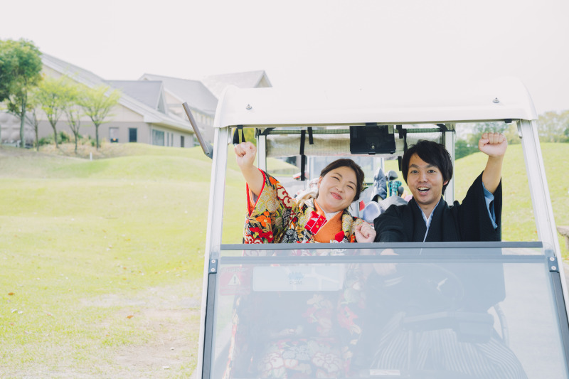 【趣味の世界を満喫!】☆ゴルフ場フォトウエディングプラン!