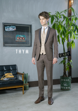 【THYM】グレージュ