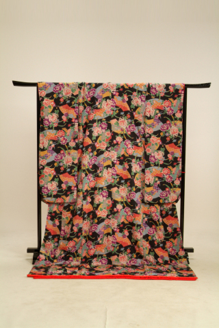 F-1 引振・黒/大正ロマン風