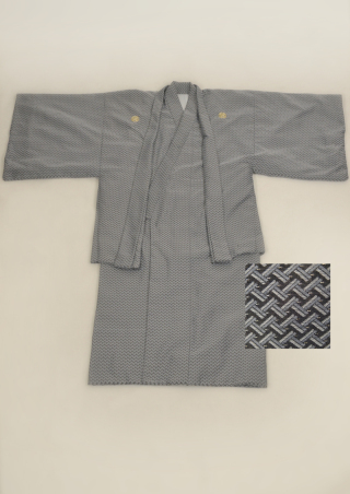 【紋服】ヘリンボーン