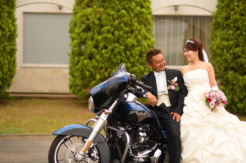 バイクと一緒に☆