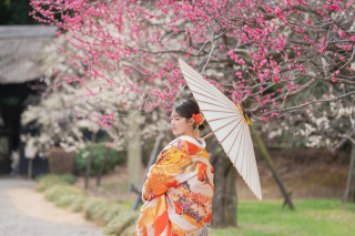 梅薫る偕楽園で叶えるフォトウェディング