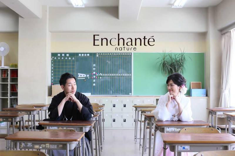 懐かしい教室で！！