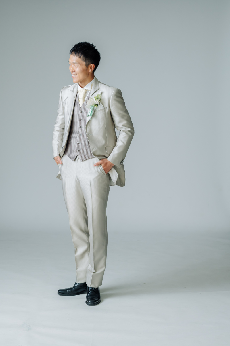 新郎様だってかっこよく