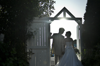 夕日が演出するもの