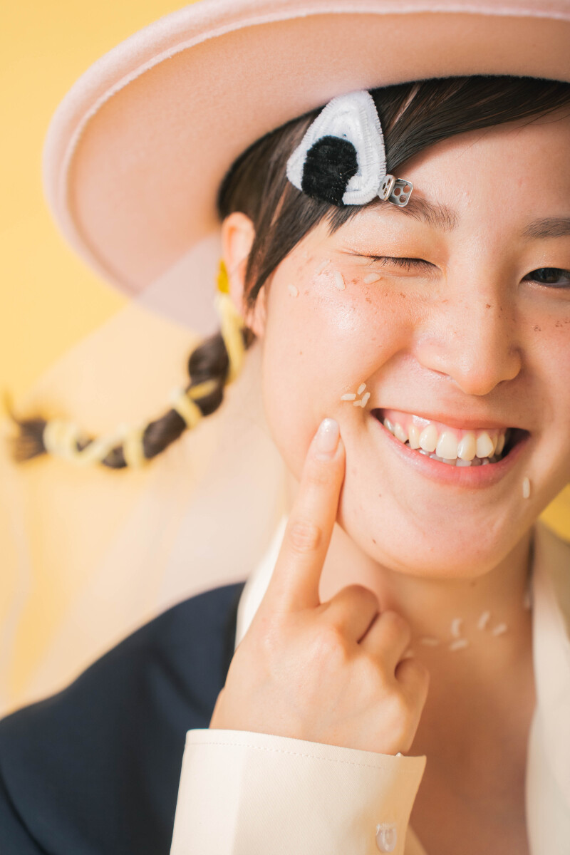 お米ついちゃった