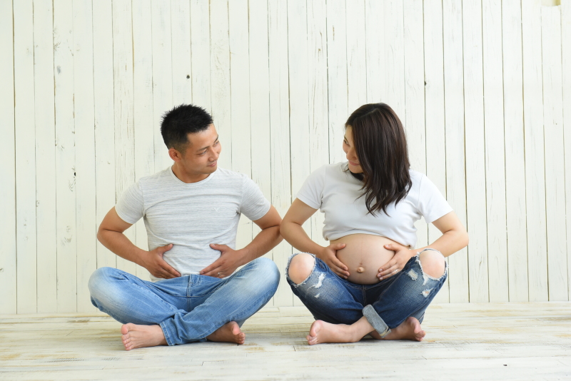 お揃いのジーンズで♡