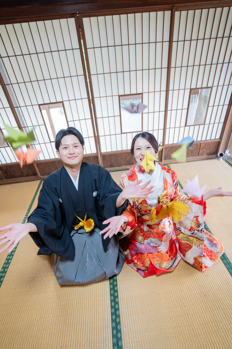 折鶴で楽しく