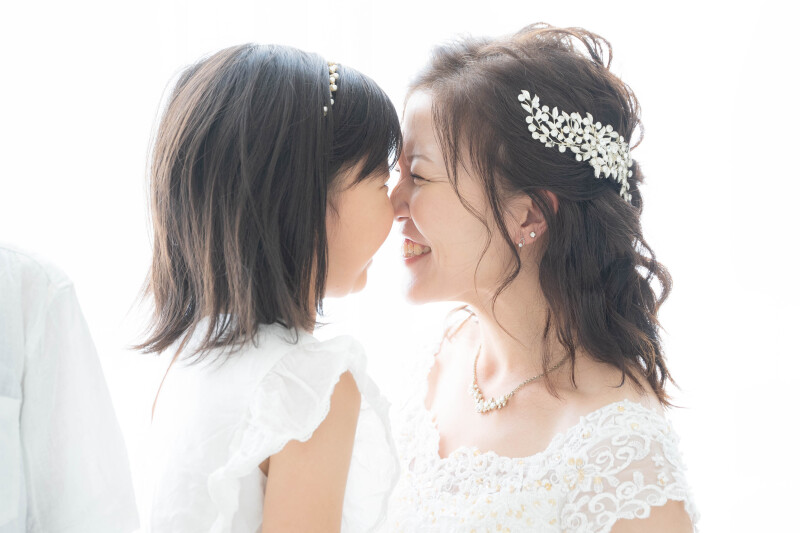 お子様とラブラブなお写真^^
