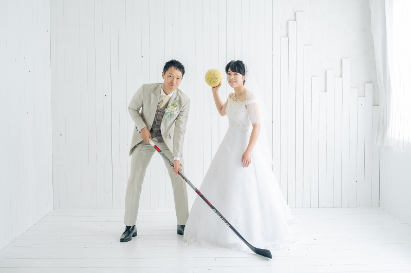 お二人らしいお写真を