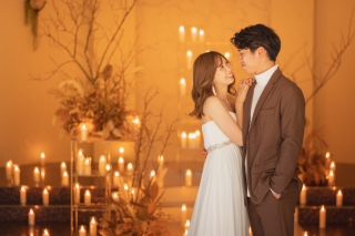 冬のキャンドルフォト