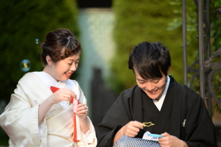 白無垢で(⋈◍＞◡＜◍)。✧♡