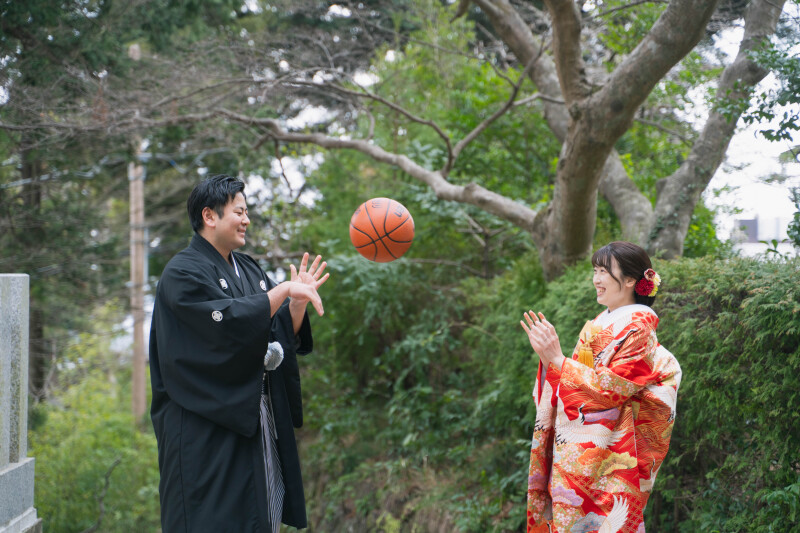 お二人の好きなものでお写真を